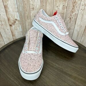 Vans Old Skool (Boucle) Pink Speckle Shoe Size 5.5 Women